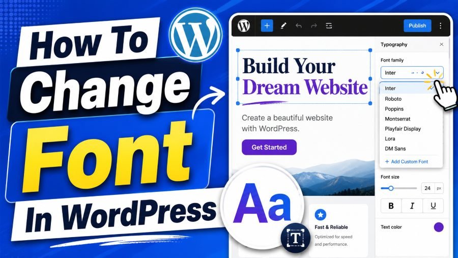 How To Change Font In WordPress